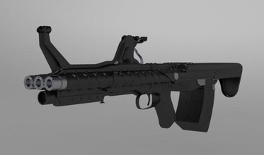 tkb059 Korobov máquina arma fogo voleio russo 3d print model - Mito3D