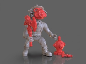 tmnt hot spot articulated toy accessories 3d print model in monsters & creatures 3dexport figurine figurines teenagemutantninjaturtles vintage vintage-style vintages retro retrostyle mutant mutants mutante dog dogs doggy dogfighter dogfight action actions actionfigure 3d print model - Mito3D