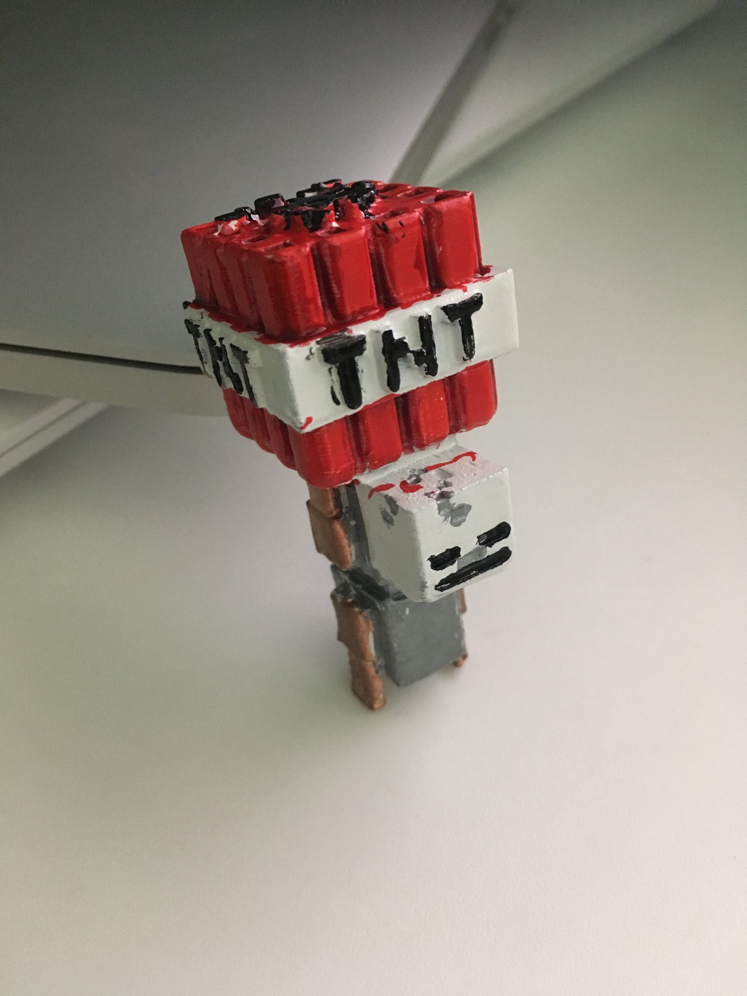 tnt yeeter - minecraft de la tntyeeter crysz voxelart minecraftmeme mème figurine figure miniature minecraftfigure 3D print model - Mito3D