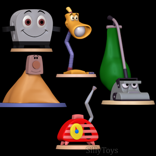 tost makinası boşluklar lambalar Kirby radyo cesur küçük canavarlar yaratıklar Disney film aletler nesneler 3d print model - Mito3D