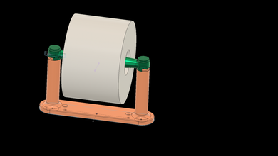 WC-Papier-Halter drucken WC Papier Halter 3d Modell bedruckbar ist 3d print model - Mito3D