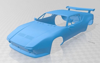 tomaso pantera gts 1971 imprimível corpo carro 3d impressão modelo in automotivo 3dexport fenda escalextrico tamiya rc miniz passatempo 3d print model - Mito3D