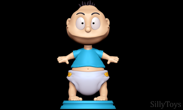 tommy pickles - rugrats 3d print model in child 3dexport cartoon baby babe kid diaper 3d print model - Mito3D