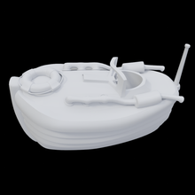 toon lancha 3d modelo in rapidez barcos 3dexport barco desenho animado embarcação mar navio esporte corrida oceano cruzeiro 3d print model - Mito3D