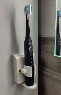 diş fırçası Kulp destek banyo elektrik tamirci pinyon raf düzeltici kesme makinesi 3d print model - Mito3D