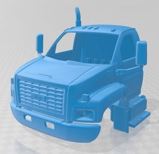 topkick c8500 2004 printable body truck 3d print model - Mito3D