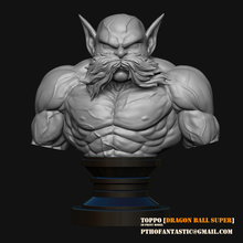 toppo buste 3d impression figurine dragon balle super stl dossiers modèle in figurines 3dexport 3dprinting files fichier printable print models dragon ball dragonballsuper ball model printing 3d print model - Mito3D