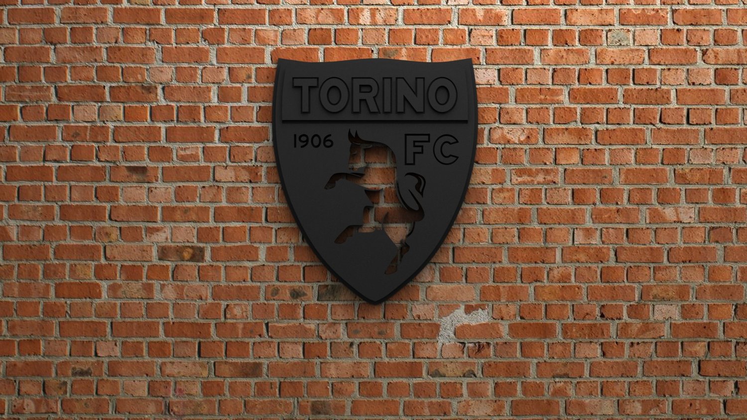 torino fc logo goal sports game play football soccer fifa league championship competition europe icon stadium team champions 3d 3dprint sculptures italy 3D print model - Mito3D