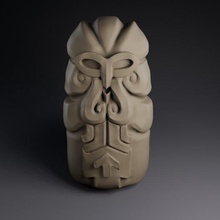 totem tyr 3d print model in sculpture 3dexport runas dios nordico vikingo celta cultura escultura 3d print model - Mito3D