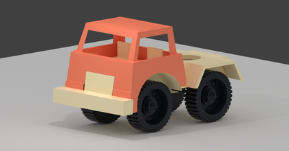 brinquedo caminhão 001 3d impressão modelo in brinquedos 3dexport caminhões camião juguetes juguete 3d print model - Mito3D