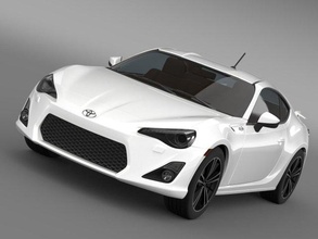 toyota 86 gt limited 2012 3d model in sport cars 3dexport motor corporation sportcar concept avto car vehicle auto automobile high poly 3d print model - Mito3D