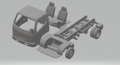 toyota ace truck diecast slot-car slotcar slot car hot hotwheels rc rcmodel tacoma hilux pick pickup 3d print model - Mito3D