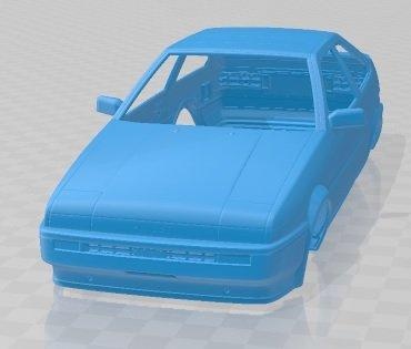 toyota ae86 levin 1983 printable body car 3d print model automotive slot scalextric tamiya rc miniz hobby micro 3d print model - Mito3D