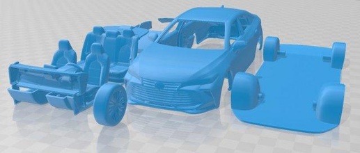 toyota avalon 2019 druckbar wagen 3d drucken modell automobil 3dexport slot scalextric tamiya rc miniz hobby mikro 3d print model - Mito3D