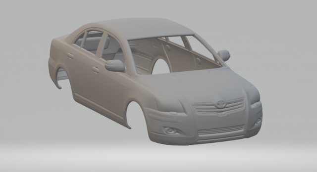 toyota avensis sedan 06 diecast slot-car slotcar slot car hot hotwheels rc 3D print model - Mito3D