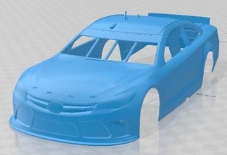 toyota camry stanley 2015 nascar printable body car 3d print model in automotive 3dexport slot scalextric tamiya rc miniz hobby micro 3d print model - Mito3D