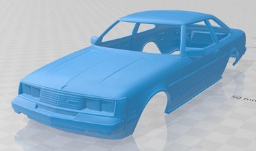toyota celica st cupê 1979 imprimível corpo carro 3d impressão modelo in automotivo 3dexport fenda escalextrico tamiya rc miniz passatempo micro 3d print model - Mito3D