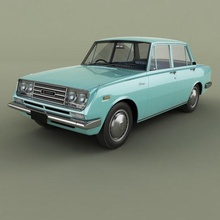 toyota korona t40 sedan 3d model in klasik arabalar 3dexport araba 1965 coupe 3d print model - Mito3D