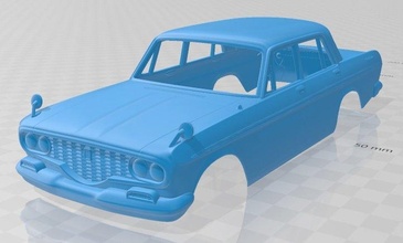 Toyota taç s40 1962 yazdırılabilir vücut araba yuva ölçülü Tamiya rc miniz hobi mikro 3d print model - Mito3D