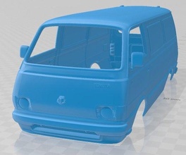 toyota hiace panelvan 1977 yazdırılabilir vücut kamyonet 3d yazdır model in otomotiv 3dexport yuva ölçülü tamiya rc miniz hobi mikro 3d print model - Mito3D