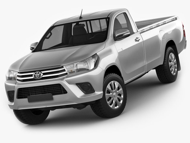 toyota hilux regulär taxi 2016 3d modell suv 3dexport revo 2015 2017 abholen lkw awd 4x4 4wd off road offroad japan beliebt realistisch 3D print model - Mito3D