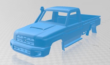 toyota land cruiser de impressão do corpo carro da terra printable o slot scalextric tamiya rc hobby rastreador 3d print model - Mito3D