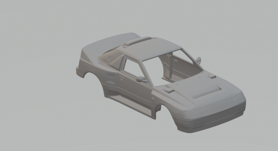 toyota mr2 grup b ralli araba 3d yazdır model in araç 3dexport döküm slot car slotcar yuva sıcak tekerlekler rc wrc celica yarış 3d print model - Mito3D
