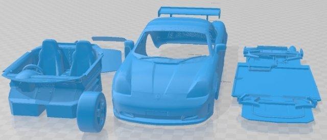 toyota mr spyder printable car  automotive toyota mr spyder printable car slot scalextric tamiya rc miniz hobby micro  3d print model - Mito3D