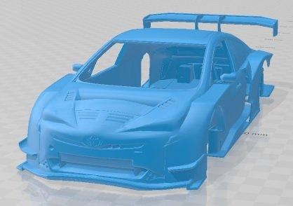 toyota prius gt 300 printable body car automotive slot scalextric tamiya rc miniz hobby micro 3d print model - Mito3D