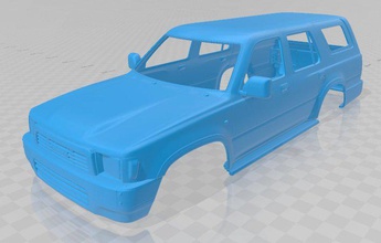 toyota corredor 1989 imprimível corpo carro 3d impressão modelo in automotivo 3dexport fenda escalextrico tamiya rc miniz passatempo 3d print model - Mito3D
