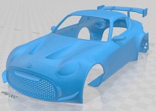 toyota s-fr racing 2016 printable body car 3d print model in automotive 3dexport slot scalextric tamiya rc miniz hobby micro 3d print model - Mito3D