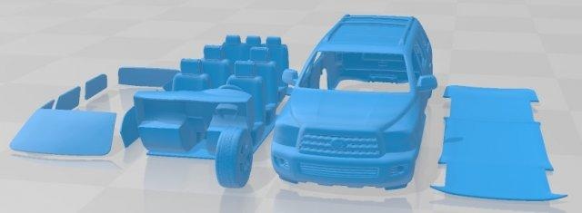 toyota sequoia 2011 printable car 3d print model automotive slot scalextric tamiya rc miniz hobby micro 3d print model - Mito3D