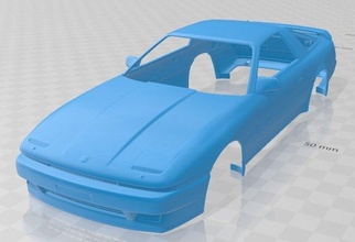 toyota supra 1986 imprimível corpo carro 3d impressão modelo in automotivo 3dexport fenda escalextrico tamiya rc miniz passatempo micro deriva 3d print model - Mito3D