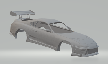 toyota supra fast furious 3d print model in vehicle 3dexport diecast slotcar slot car hotwheels celica drift tuning 3d print model - Mito3D