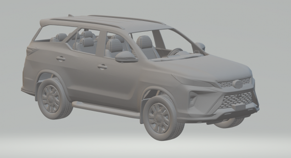 Toyota sw4 chanceux véhicule moulé pression roues chaudes voiture chaud jouets impression 3d print model - Mito3D