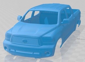 toyota tundra crew max 2011 printable body car 3d print model in automotive 3dexport slot scalextric tamiya rc miniz hobby micro crawler 3d print model - Mito3D