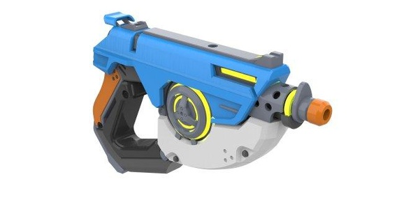 tracer blaster mach skin - overwatch printable stl files toys 3d digital toy craft diy cannon cosplay video game hobby-diy pulse pistol 3d print model - Mito3D