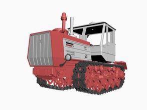tractor t 150 3d impresión modelo in automotor 3dexport 3d print model - Mito3D