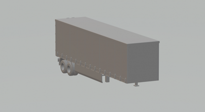 trailer box truck usa diecast hotwheels slot slotcar slot-car hot toys car 3dpirnt print printing printable