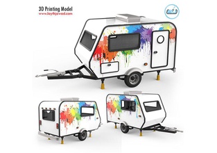 bande annonce Voyage camion véhicule voiture transfert gros euro iveco quotidien cabine lourd échelle maison mobile 3d print model - Mito3D