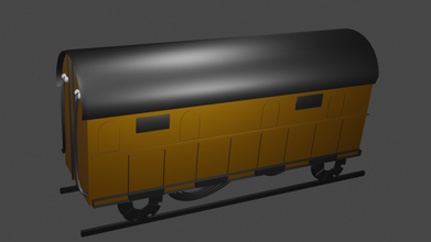 train métal ressorts fenêtre 3d print model - Mito3D