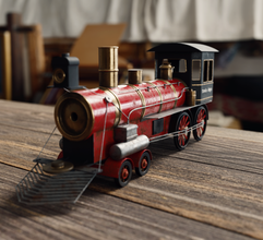 tren oyuncak lokomotif model dekor dekoratif nostaljik 3d print model - Mito3D