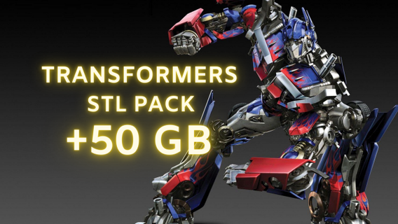 trasformatori 50 gb stl pacco sci fi desepticon Optimus Prime transformers optimus 3dmodel 3d print model - Mito3D