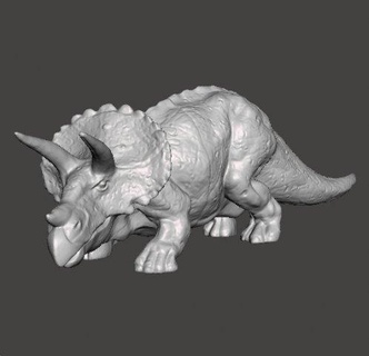 Triceratops şekil oyuncak minyatür model Dinozor canavar dnd rpg yaban hayatı hayvanlar boynuz styracosaurus gergedan Torosaurus hayvan fantezi pvc heykelcik monster hunter jurassicworld jurassic park hakimiyet sürüngen kertenkele Ejderha tarih öncesi dungeons and dragons 3d print model - Mito3D