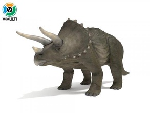 triceratops 3d model in dinosaur 3dexport 3d print model - Mito3D
