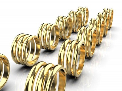 trinité bague 12 tailles r1 anneaux d'or argent bijoux platine pendentif bracelet Chariot 3d print model - Mito3D