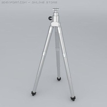 tripod camera video shot digital picture pic photo accessories stand legs base 3d print model - Mito3D