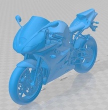 triunfo daytona 675 imprimível moto 3d impressão modelo in automotivo 3dexport passatempo micro escala bicicleta motocicleta 3d print model - Mito3D