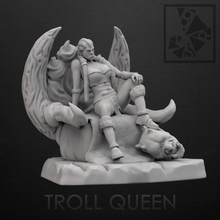 troll queen girl throne head fantasy force scandinavia myth arrogance 3d print model - Mito3D