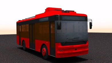 troleybüs Bogdan t50110 versiyon araç otobüs tramvay ua ukr ukrayna Kent halka açık Ulaşım t501 poli 3d print model - Mito3D